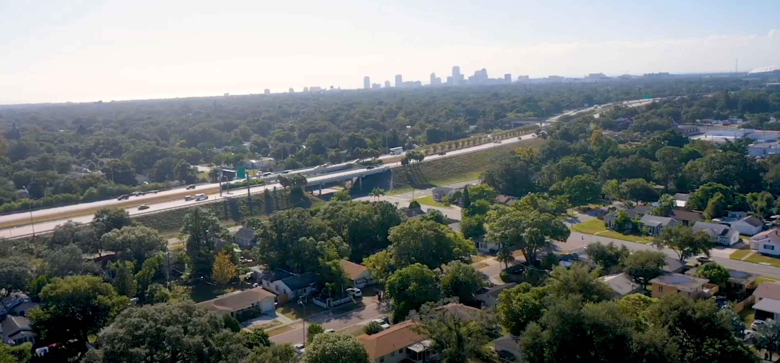 St. Pete Heights aerial view