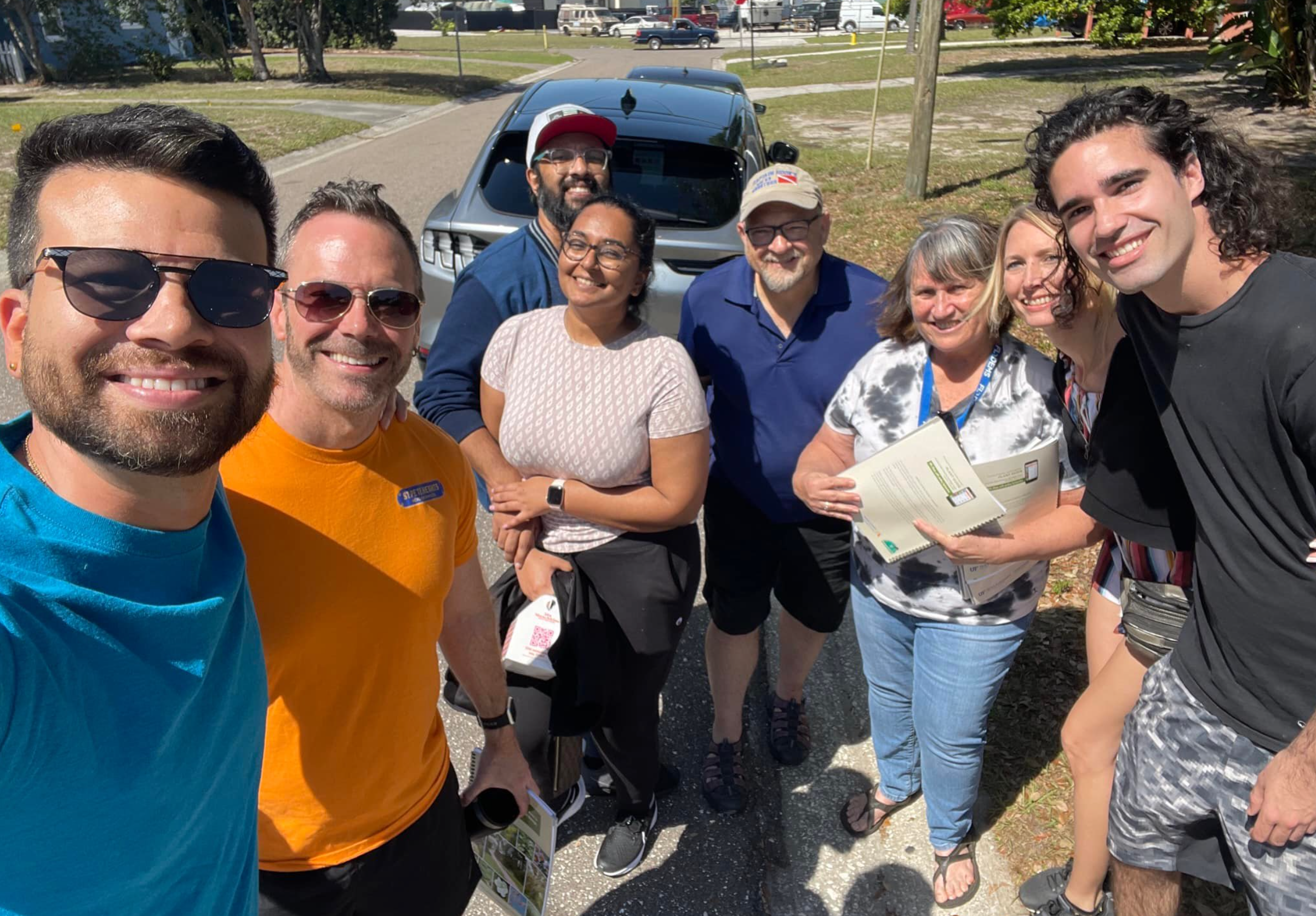 St. Pete Heights neighbors doing a tree survey